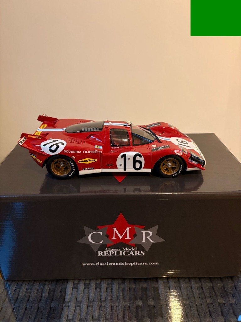 Ferrari 512S #16 (1:18) 24h du Mans 1970 CMR CMR021, Enlèvement ou Envoi, Neuf, Voiture, Autres marques
