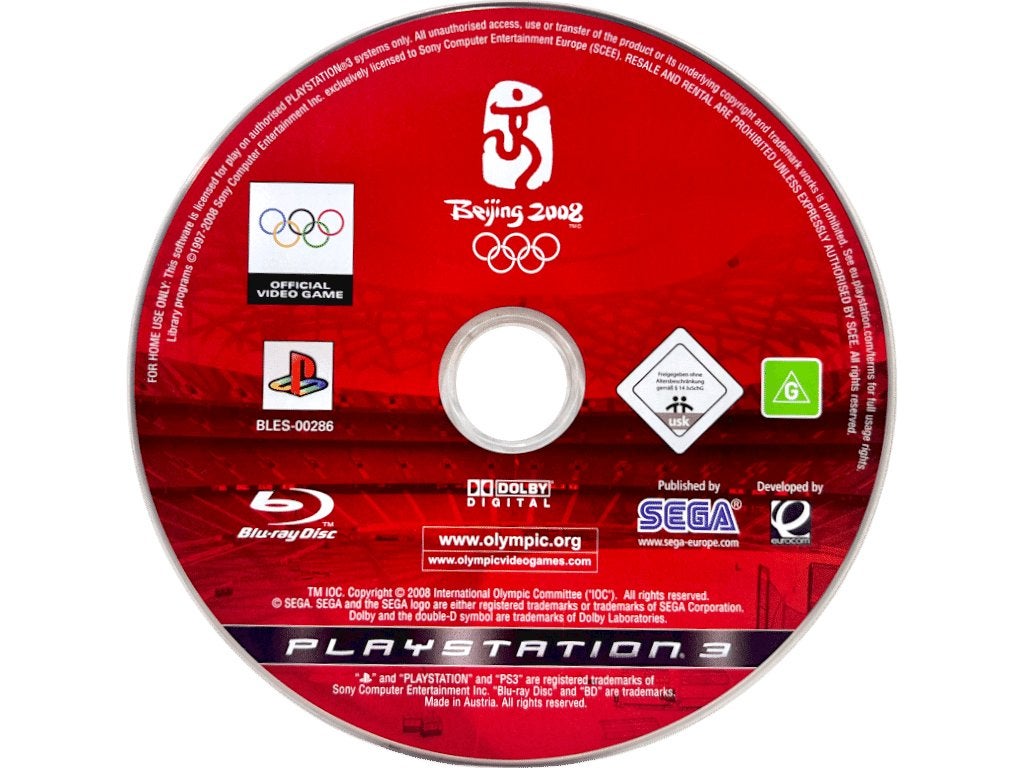 Beijing 2008 (disque uniquement), Consoles de jeu & Jeux vidéo, Enlèvement ou Envoi, 2 joueurs, Comme neuf, À partir de 3 ans