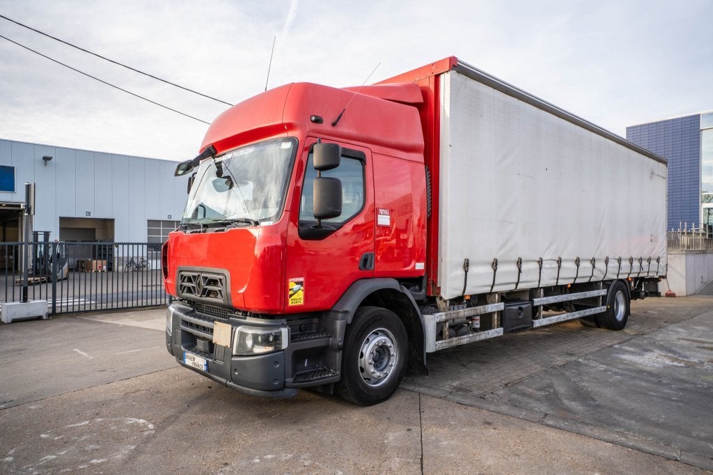 Renault D 19 WIDE 280 DXI +BAR, Autos, Camions, Rouge, Achat, Euro 6, Entreprise
