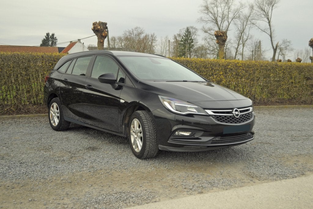 Opel Astra Sport Tourer 1.4 CNG 103350km airco CtrlTH carpas, Autos, Entreprise, Boîte manuelle, Noir, 5 portes