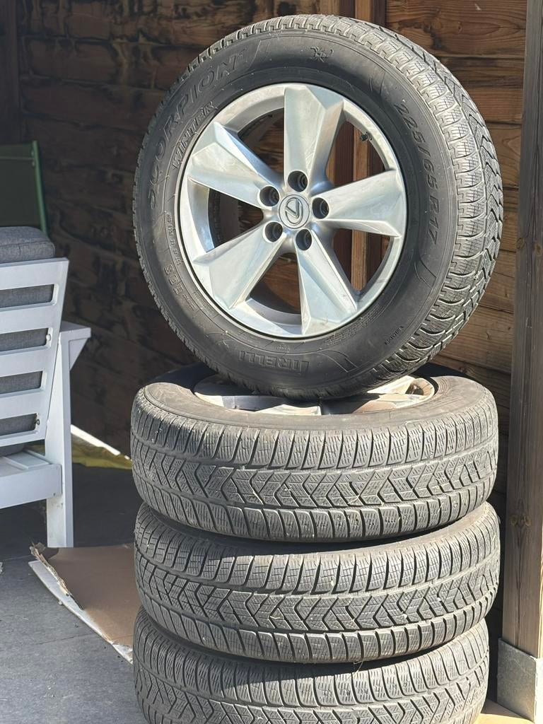 WINTERKIT 225/65/17 originele velgen+banden, Auto-onderdelen, Banden en Velgen, Ophalen, Gebruikt, Banden en Velgen, 17 inch