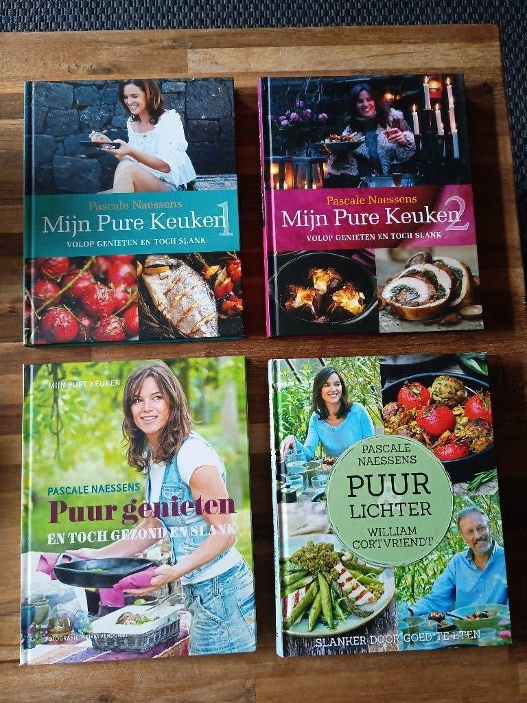 4 boeken Pascale Naessens : Mijn pure keuken, Boeken, Kookboeken, Ophalen of Verzenden, Zo goed als nieuw, Pascale Naessens