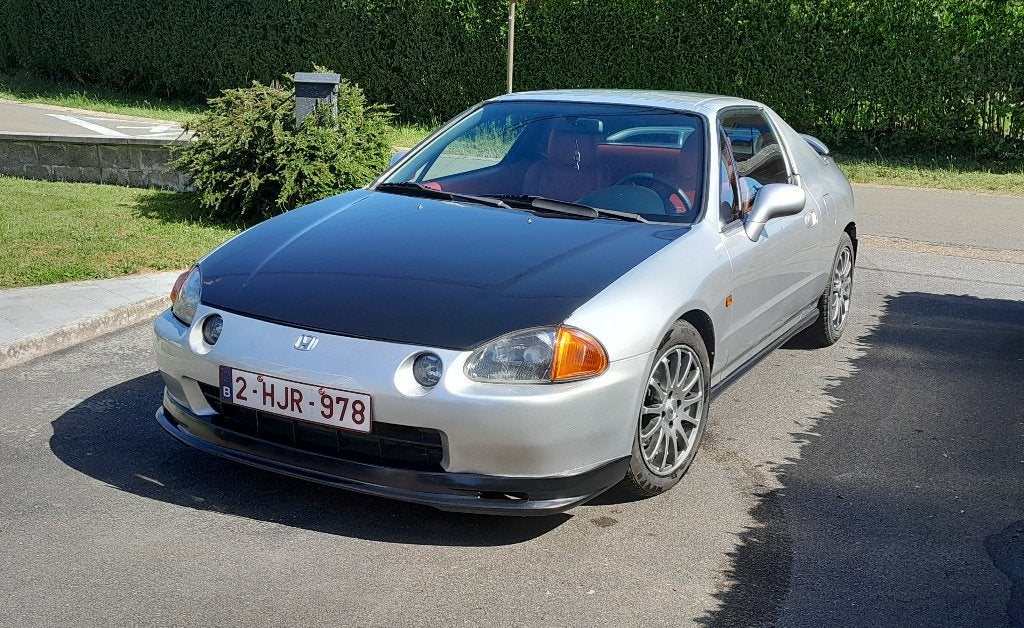 Honda CRX Delsol, Autos, Cuir, Argent ou Gris, 180 g/km, Particulier