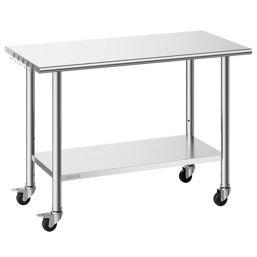 Table de travail en acier inoxydable, Maison & Meubles, Bureaux, Enlèvement ou Envoi, Comme neuf, Métal
