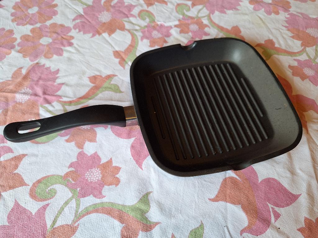 grillpan, Huis en Inrichting, Ophalen, Overige typen, Zo goed als nieuw, Keramische plaat