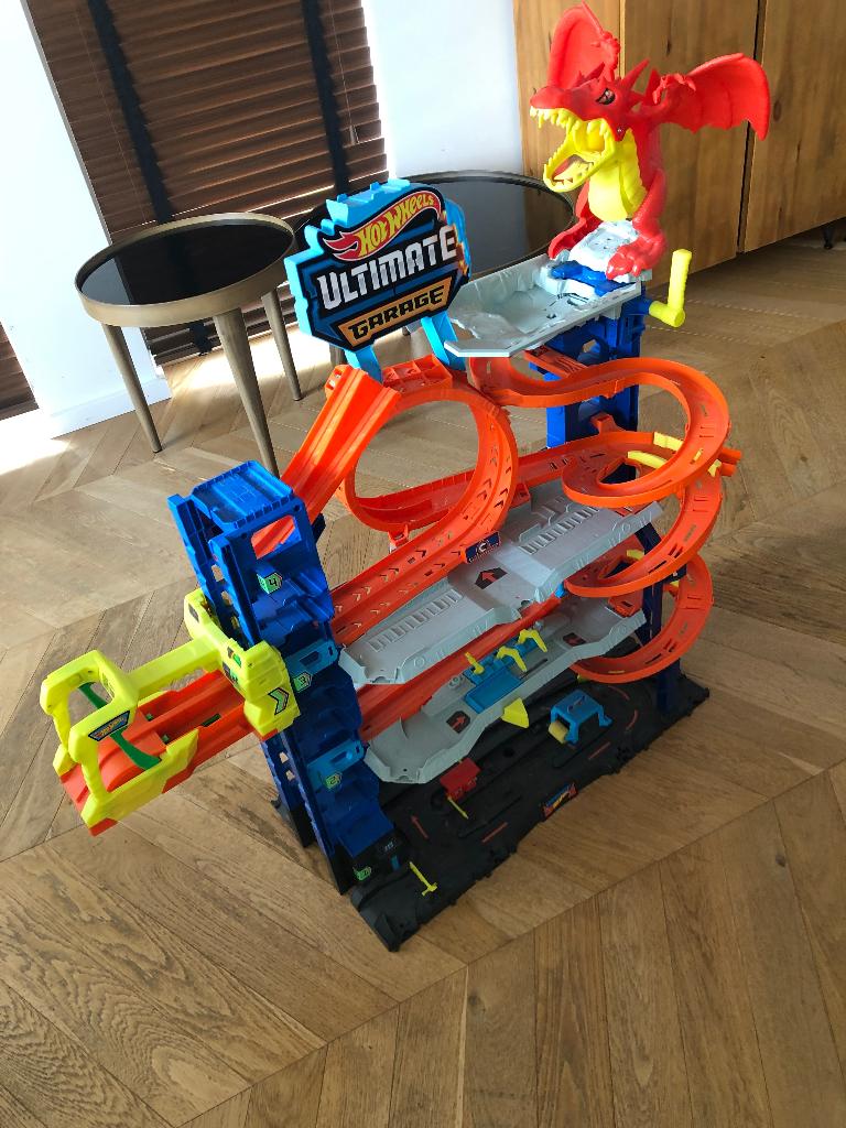 Hot Wheels - City Ultieme Garage Speelset, Ophalen, Racebaan, Zo goed als nieuw, Hot Wheels