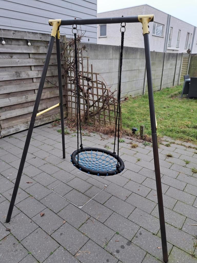 kinderschommel + kinder glijbaan, Ophalen, Gebruikt, Schommel