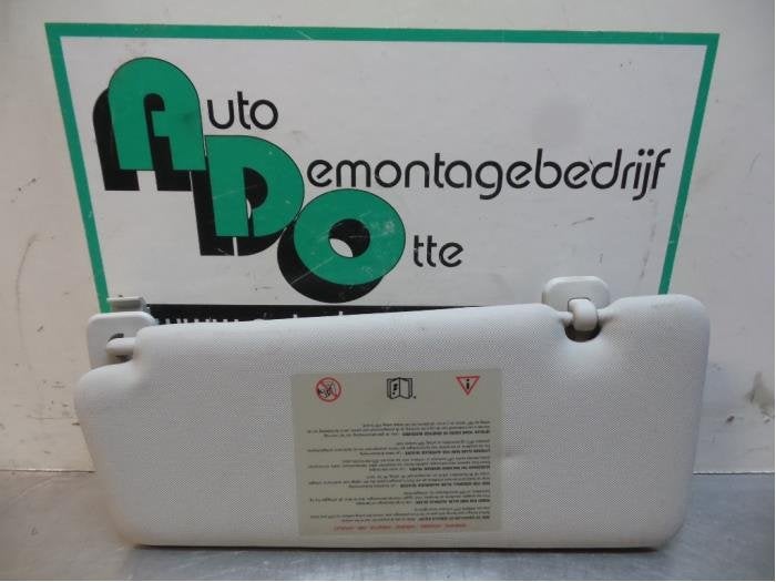 Pare-soleil d'un Renault Megane (Megane 09-), Autos : Pièces & Accessoires, Habitacle & Garnissage, Renault, Utilisé, Enlèvement ou Envoi