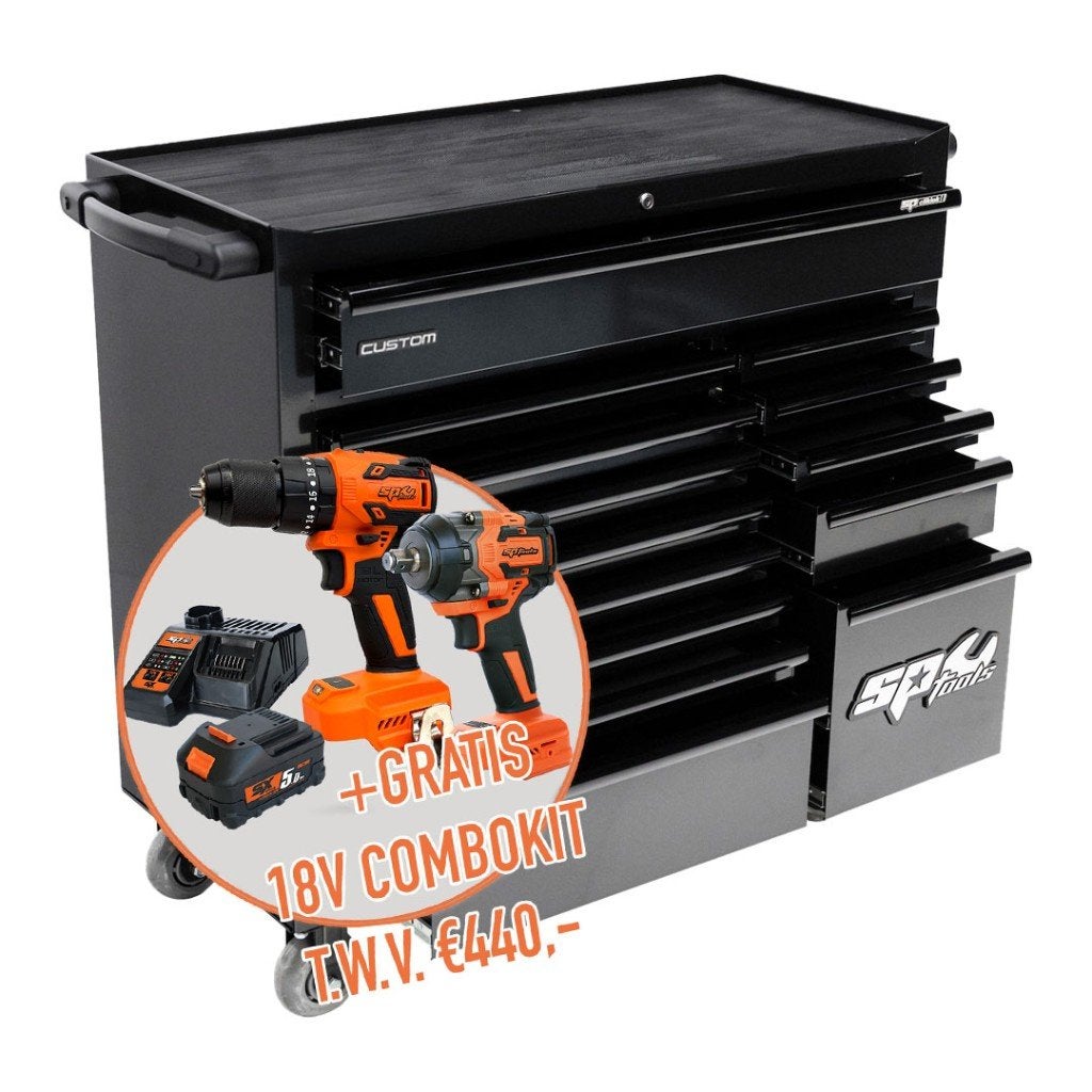 SP TOOLS | CUSTOM SERIES GEVULDE GEREEDSCHAPSWAGEN 387 DLG, Verzenden, Nieuw