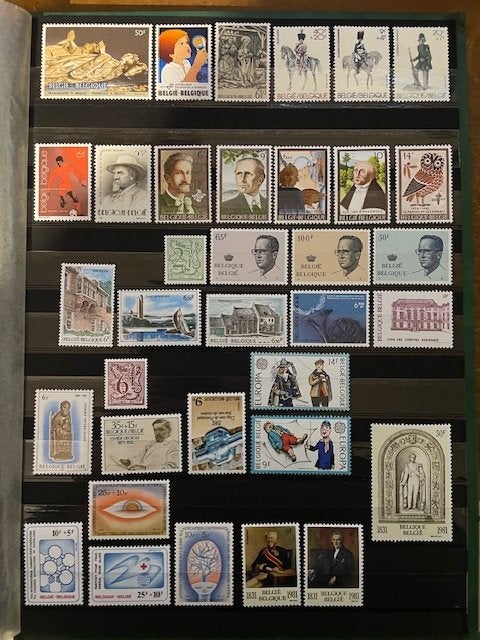 1981 (complet en parfait état) - valeur de la plaque =18,65€, Sans timbre, Enlèvement ou Envoi, Non oblitéré, Autre