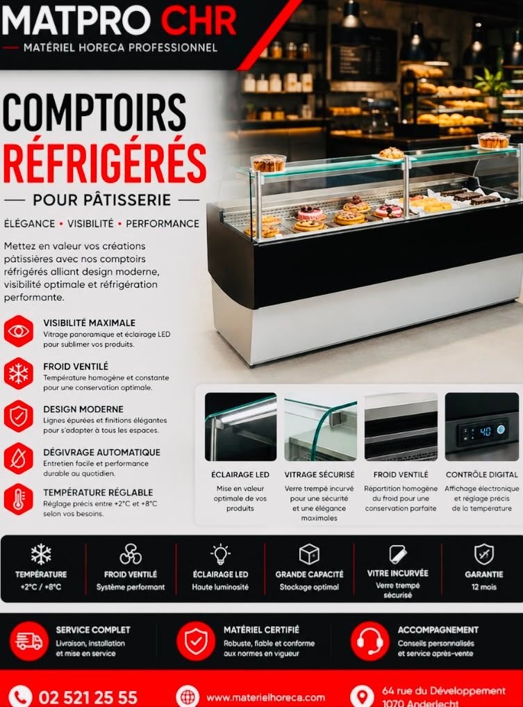 Comptoir réfrigéré, Articles professionnels, Enlèvement ou Envoi, Boulangerie et Pâtisserie