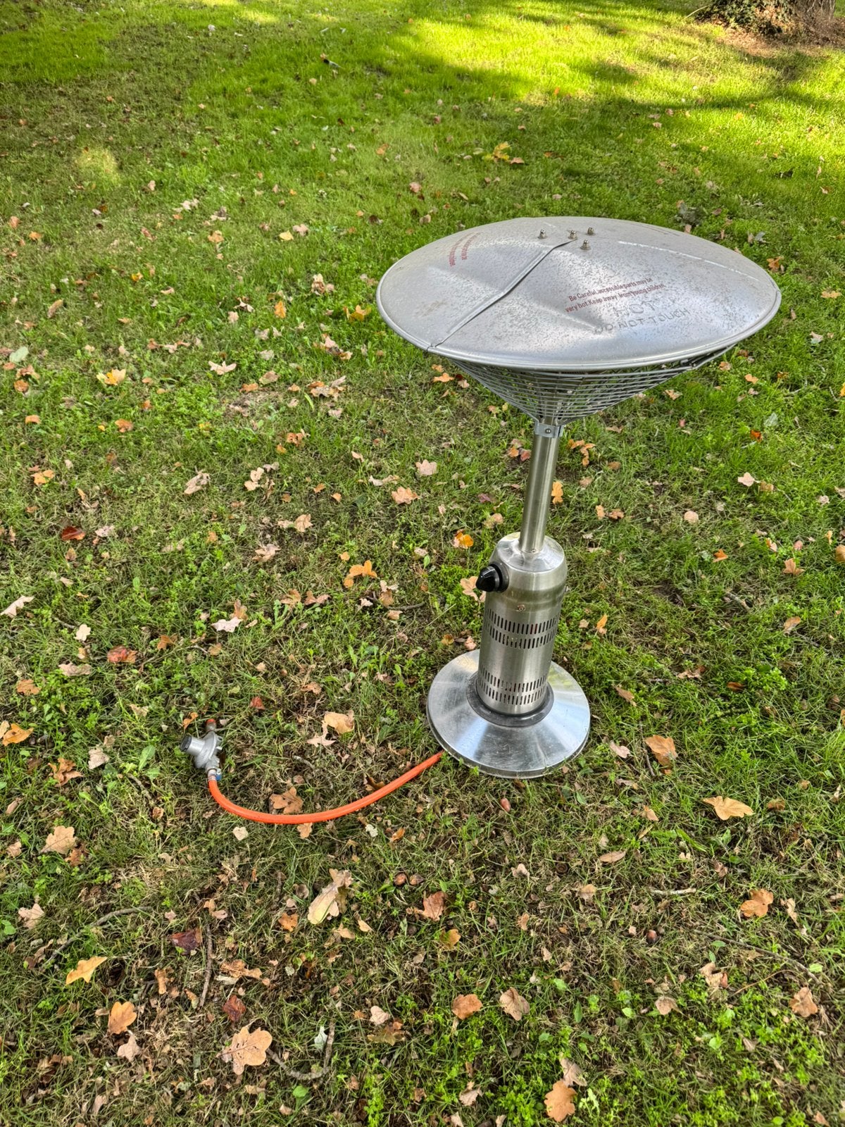 Terrasverwarmer, Ophalen, Draaibaar, Zo goed als nieuw, Vloer