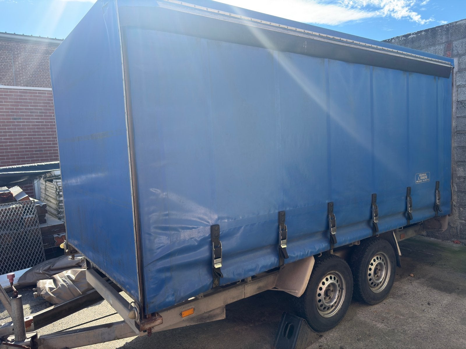 Aanhangwagen 2 Ton, Auto diversen, Ophalen, Gebruikt