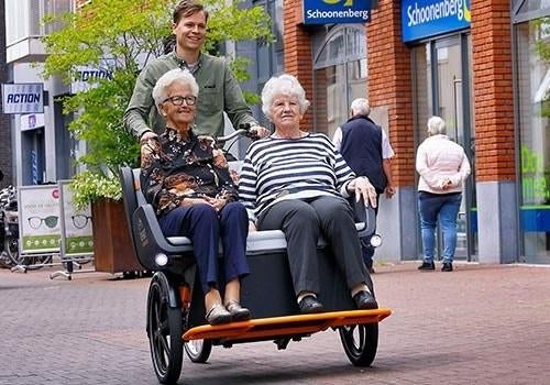 Van Raam Familiefiets Fietstaxi Foodtruck Bakfiets Cargobike, Fietsen en Brommers, Ophalen, Gebruikt, 2 kinderen, Overige merken