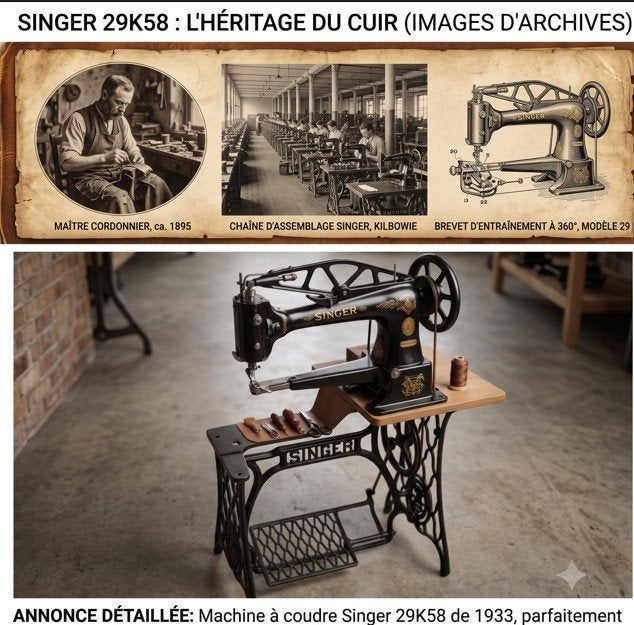 Singer 29K58 leernaaimachine (jaren 30), Hobby en Vrije tijd, Ophalen, Gebruikt, Naaimachine, Singer
