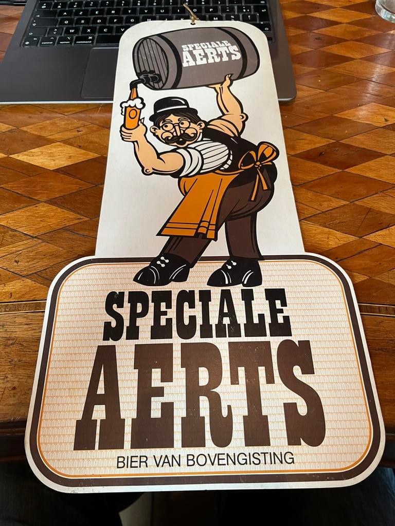 Ancienne pub Aerts brouwerij Blijf jong met…, Ophalen of Verzenden, Zo goed als nieuw