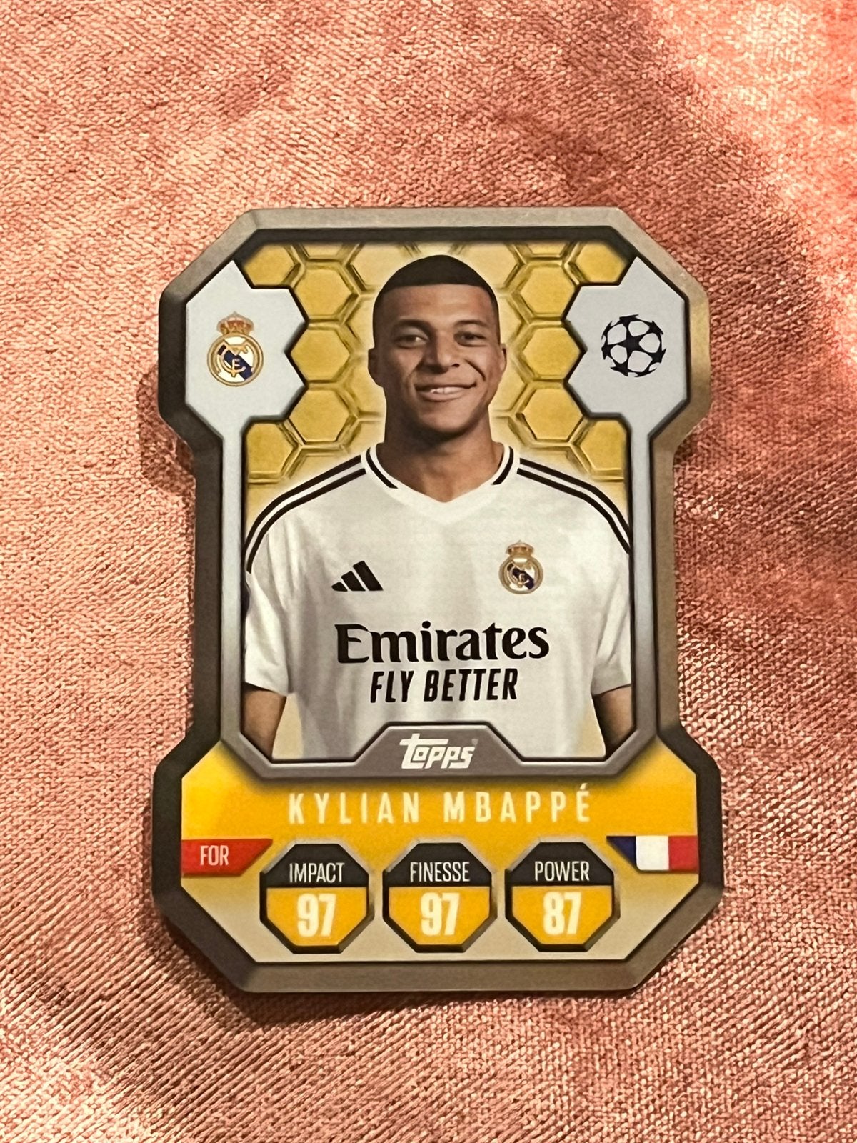 Rare Kylian Mbappé Chrome Pro Elite Shield Insert Card #SH6, Tickets en Kaartjes