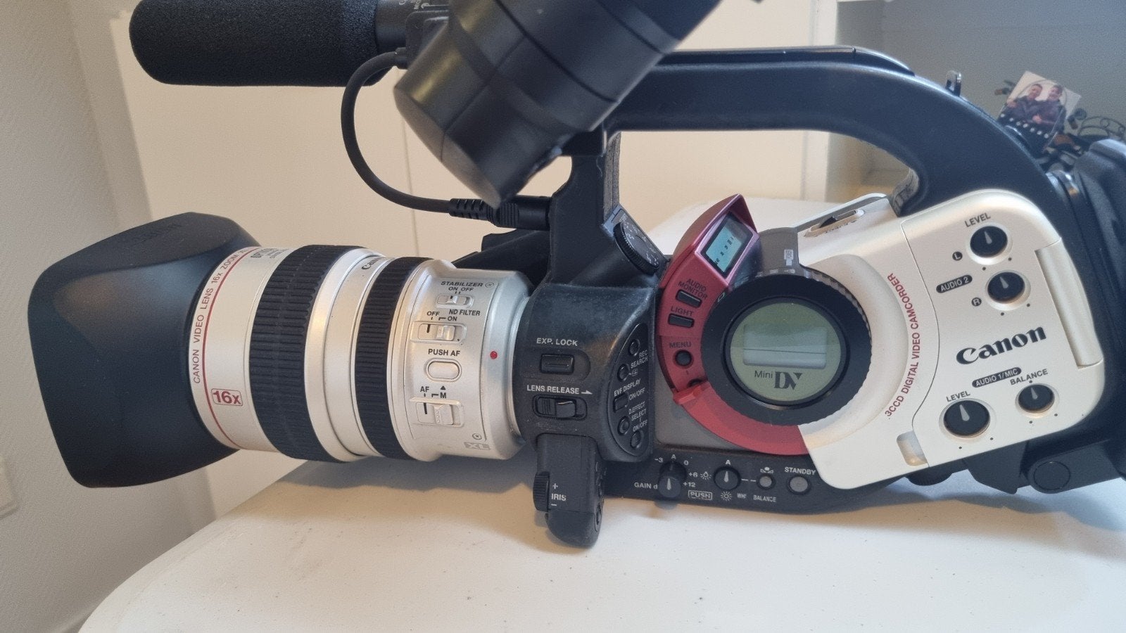 Canon XL1 Mini DV Digitale Videocamera met Microfoon, Ophalen, Mini DV, Camera, Canon