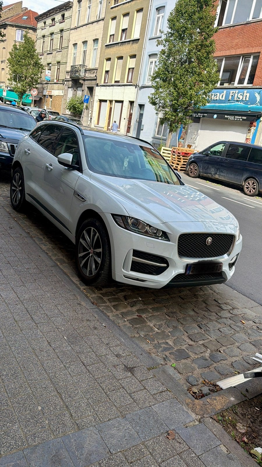Jaguar f pace 2018 2l pour export, Autos, Cuir, Achat, Euro 6, Noir