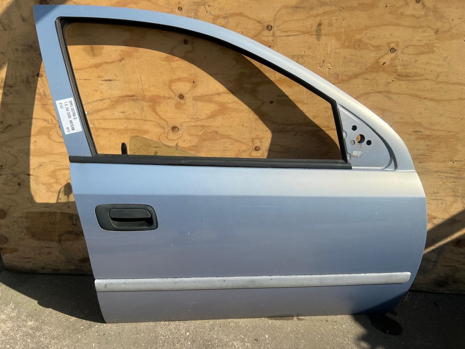 Opel Astra G Z151 Blauw Deur Rechts-Voor 1998-2004, Gebruikt, Deur, Opel Automobile GmbH, Kontakt@opel-infoservice.de