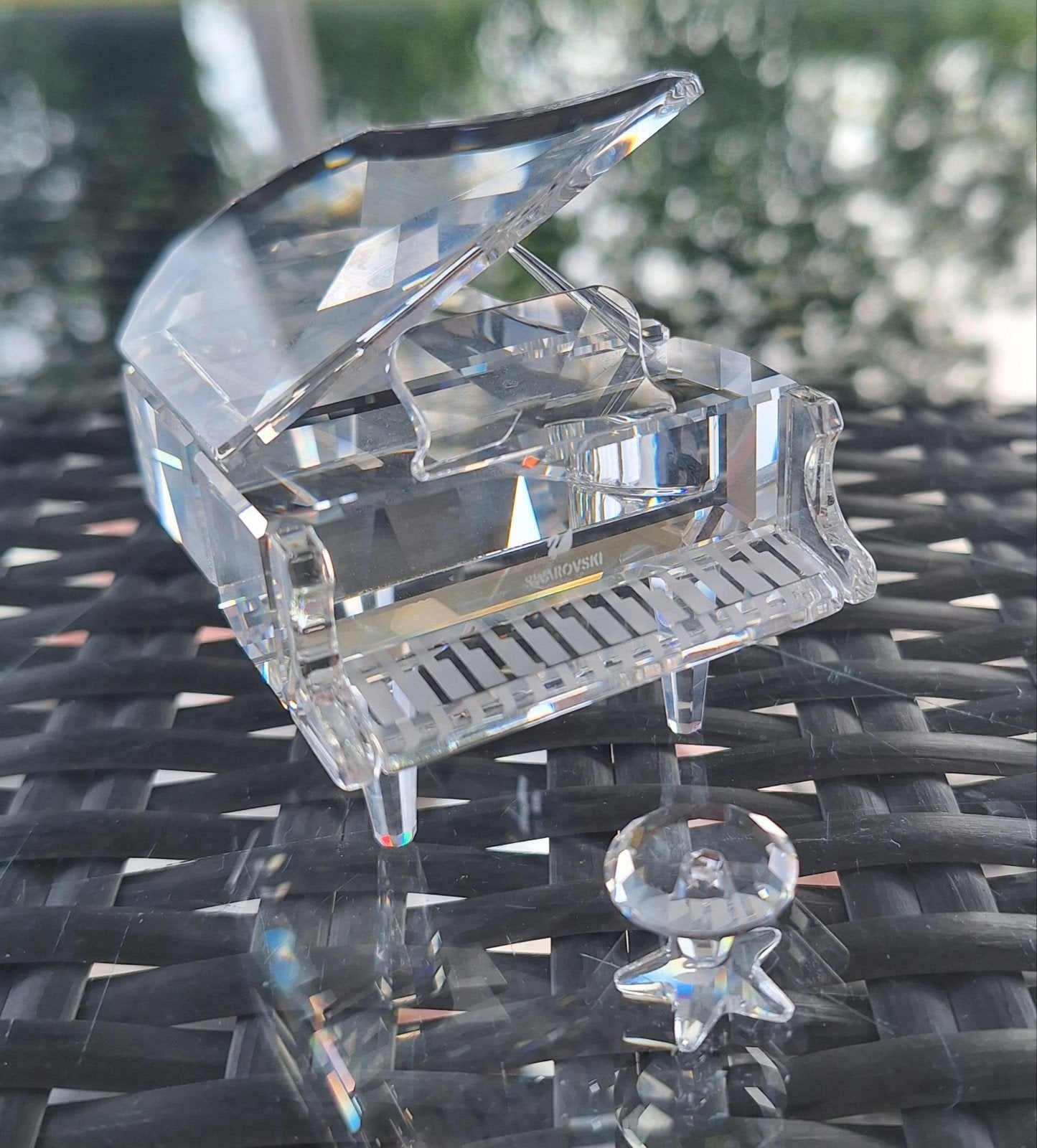 Swarovski piano met krukje, Verzamelen, Swarovski, Ophalen
