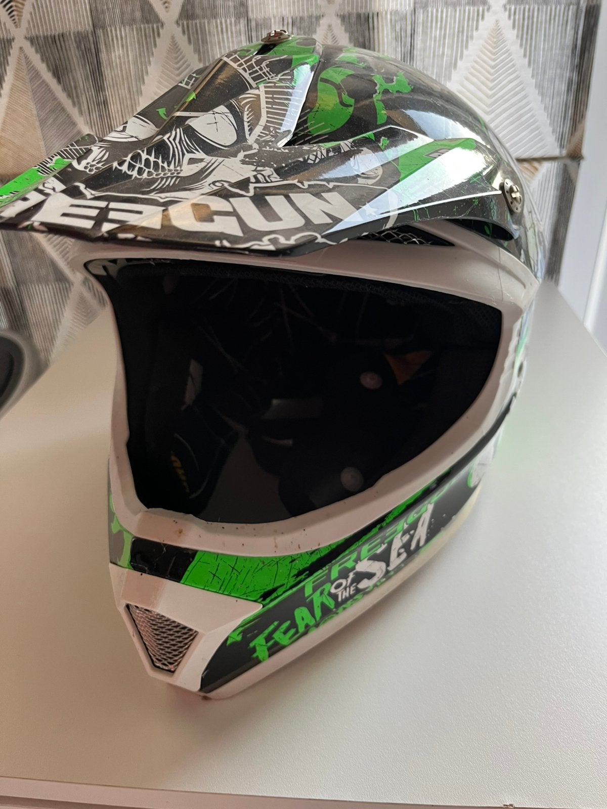 Casque Moto Cross SHOT (Édition Monster / Freegun) Taille M, Enlèvement, M