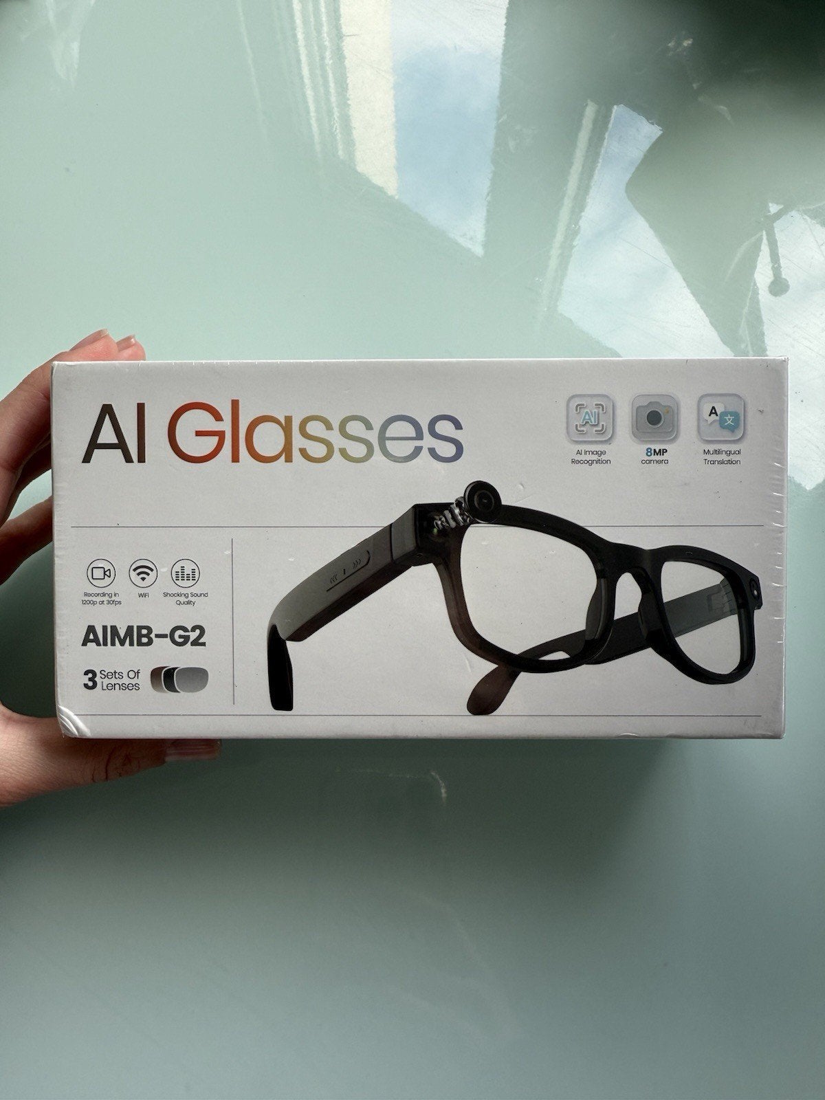 Lunettes camera IA 4k, Enlèvement ou Envoi, Neuf