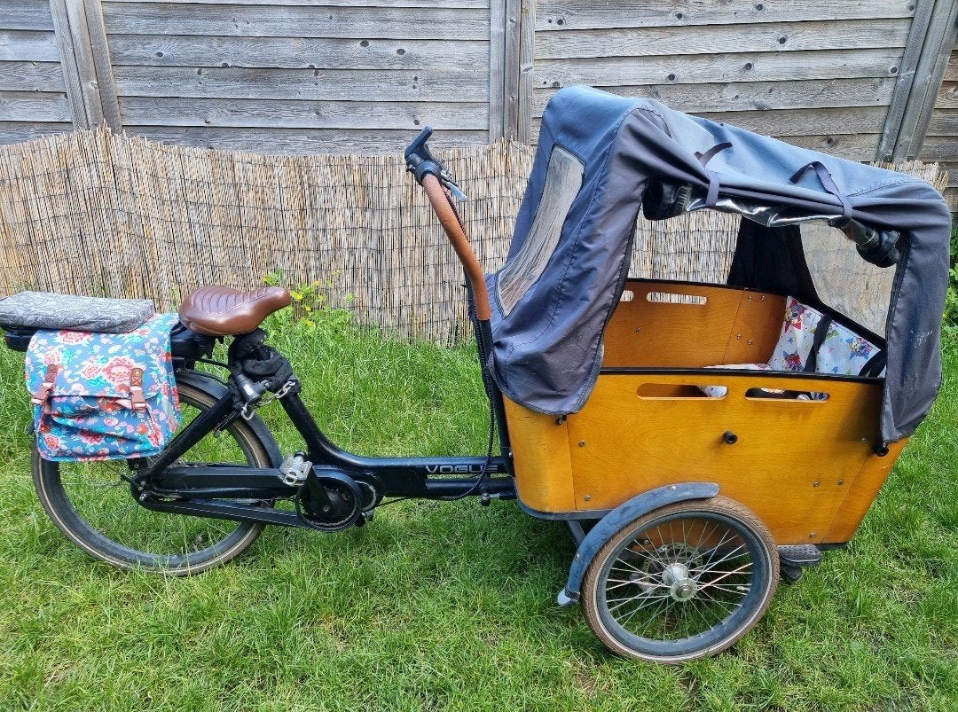 Vélo cargo : moteur cassé, pièces libres, Autres marques, Électrique, Enlèvement, Utilisé