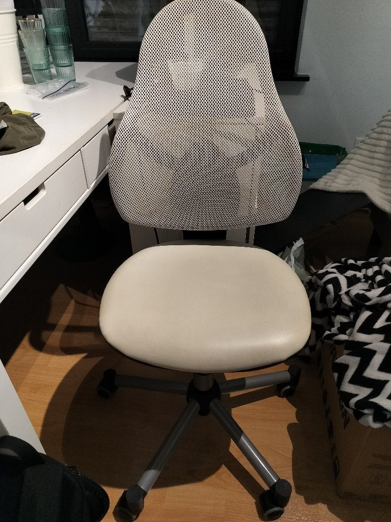 1 of 2 bureaustoelen voor kinderen, Ophalen, Gebruikt, Wit