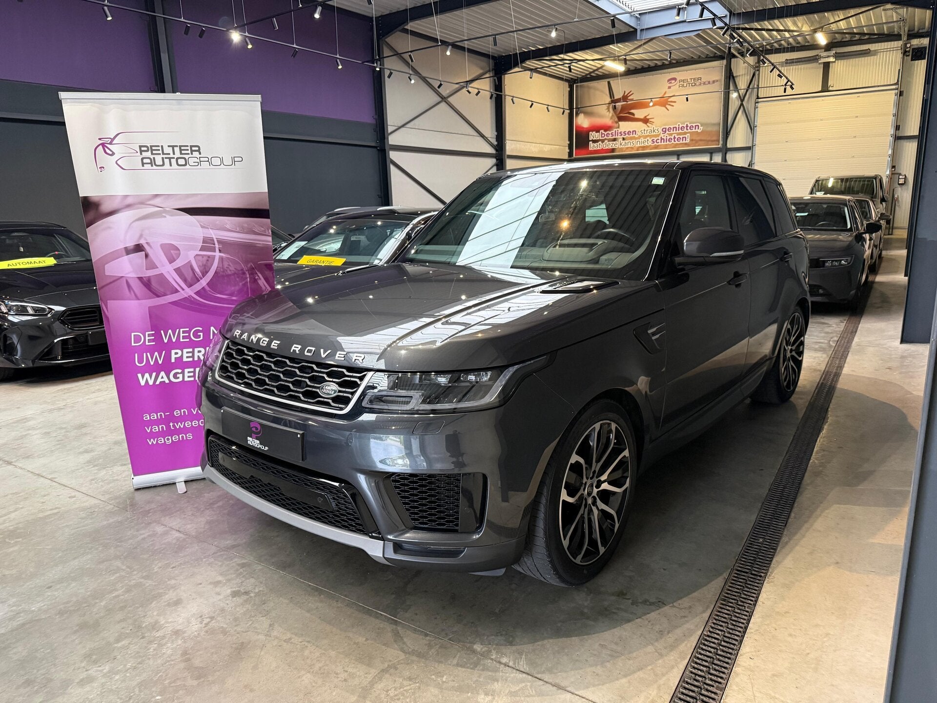 Land Rover Range Rover Sport 2.0i Lichte vr. 300Pk, Auto's, 4 cilinders, 0 kg, Zwart, Bedrijf