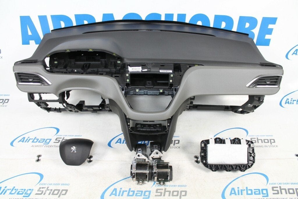 Airbag kit Tableau de bord gris carbon Peugeot 2008