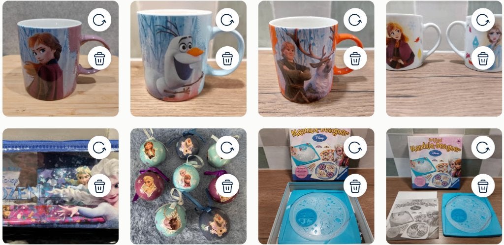 FROZEN mok Anna & Elsa, Olaf, Kristoff + FROZEN Kerst, Verzamelen, Ophalen of Verzenden, Overige figuren, Nieuw, Servies