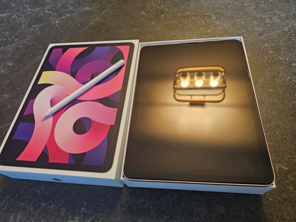 Ipad air 4 met Apple pencil, Computers en Software, Apple iPads, Ophalen, Goud, 64 GB