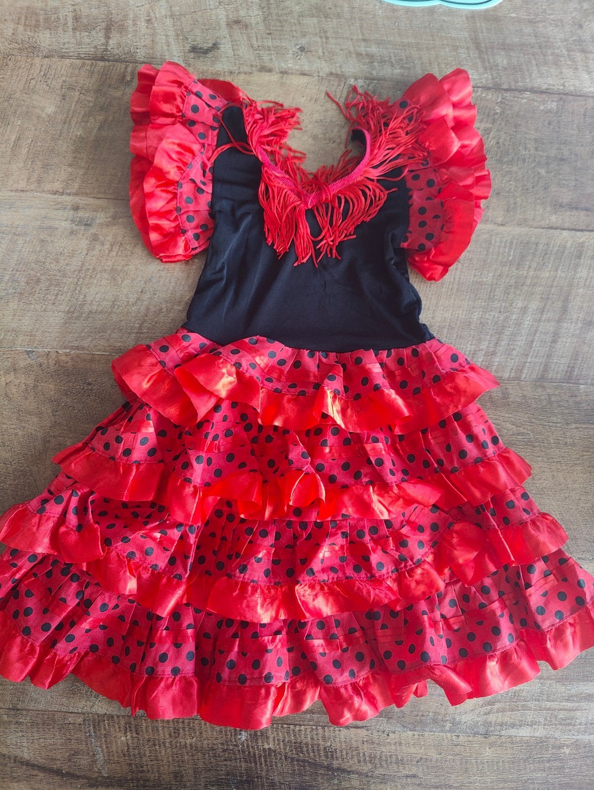 Verkleedkleding Spaanse Flamenco 4 jaar, Ophalen