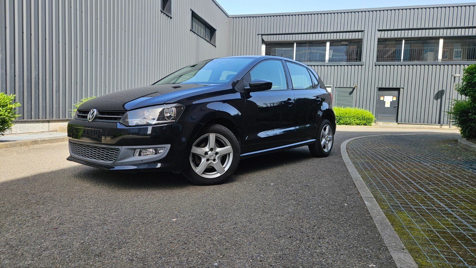 VW Polo/1.4 benzine/bwj 2009/1ste eigen/5 deurs/ 115000km, Stof, Zwart, Bedrijf, Polo