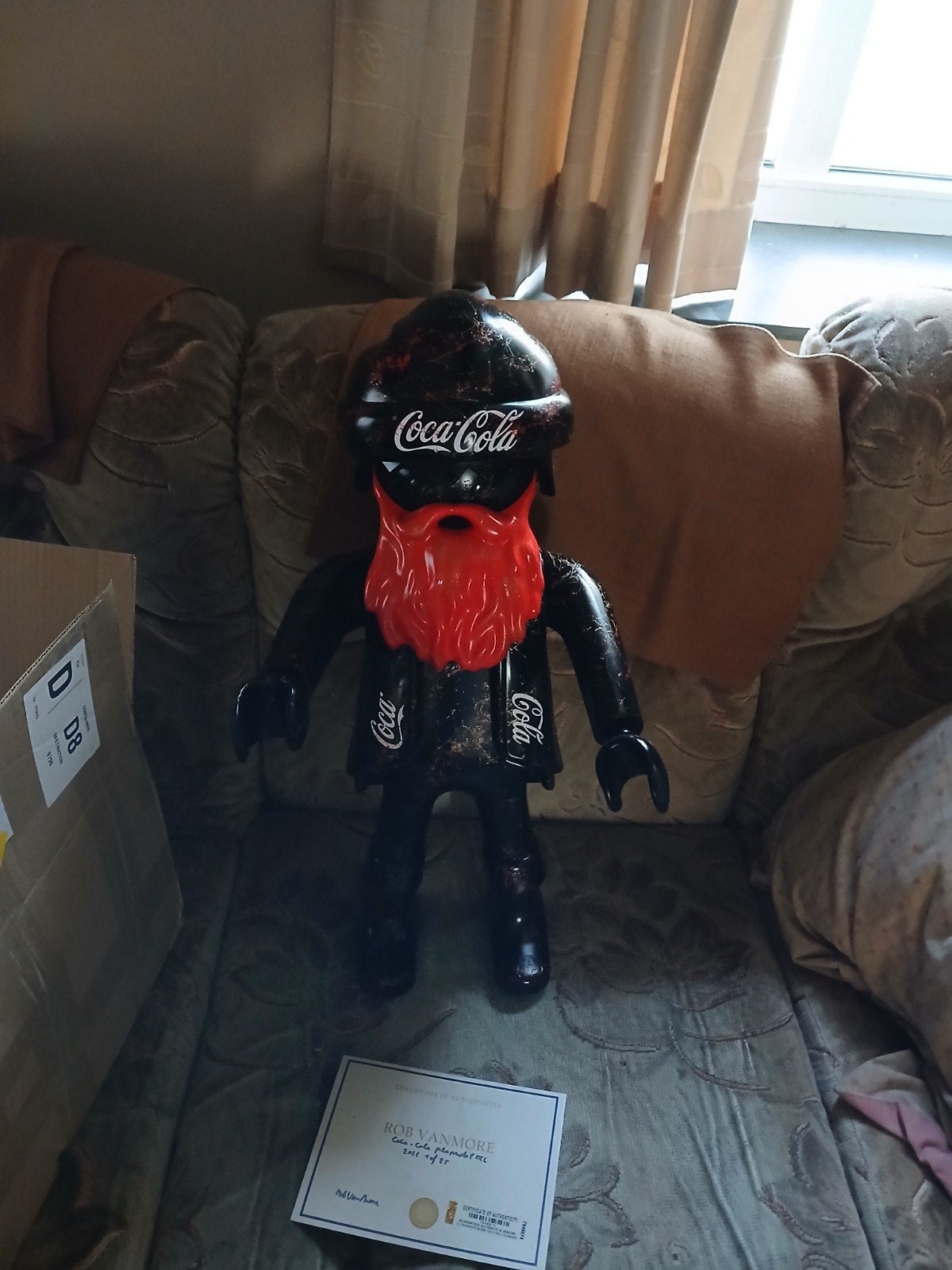 Rob van more playmobile van more coca cola 63 cm, Ophalen