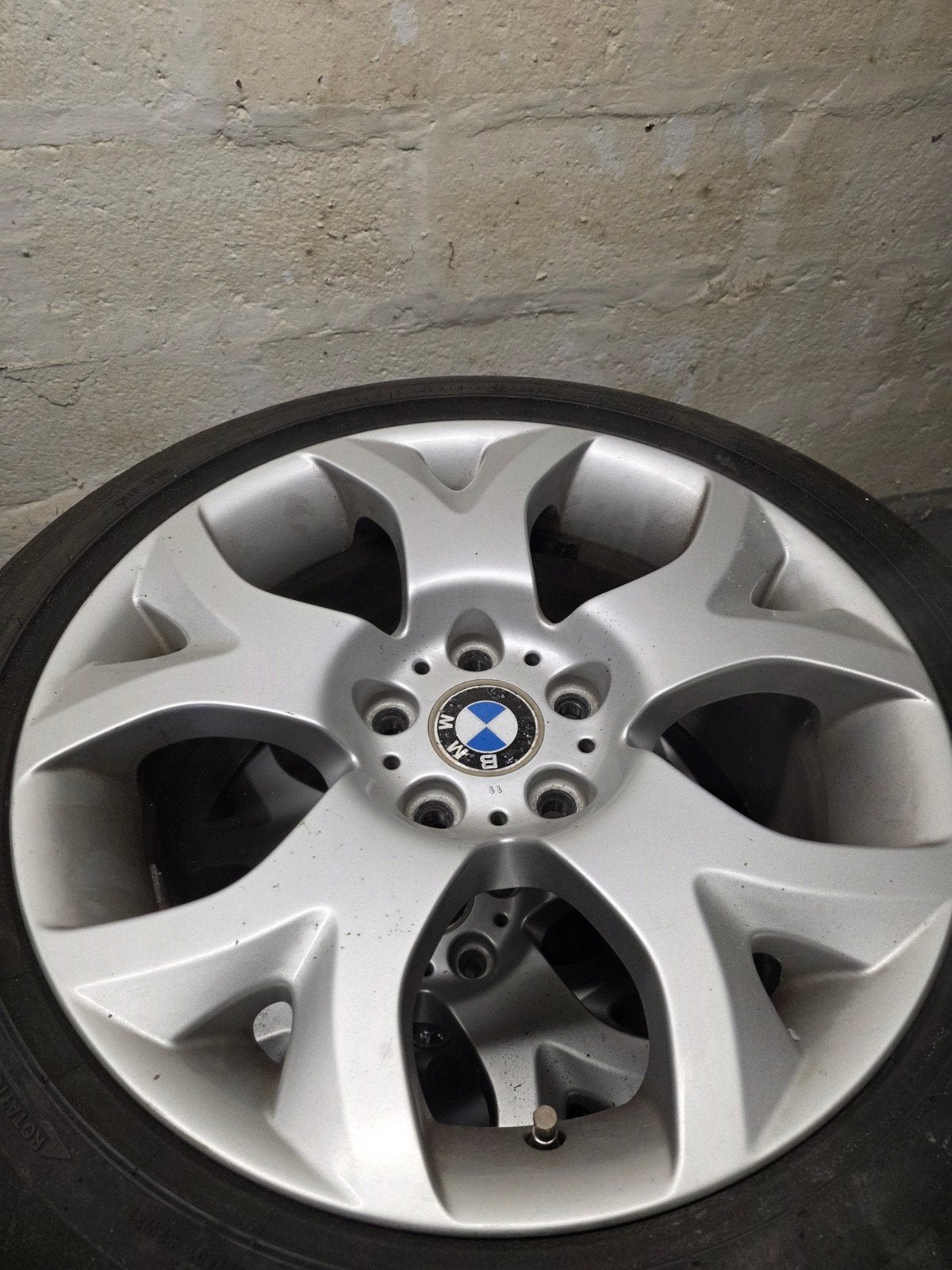 4jantes bmwM3 x3 +4 nouv pneus 235 50 18, Neuf, Pneus et Jantes, 18 pouces, Enlèvement