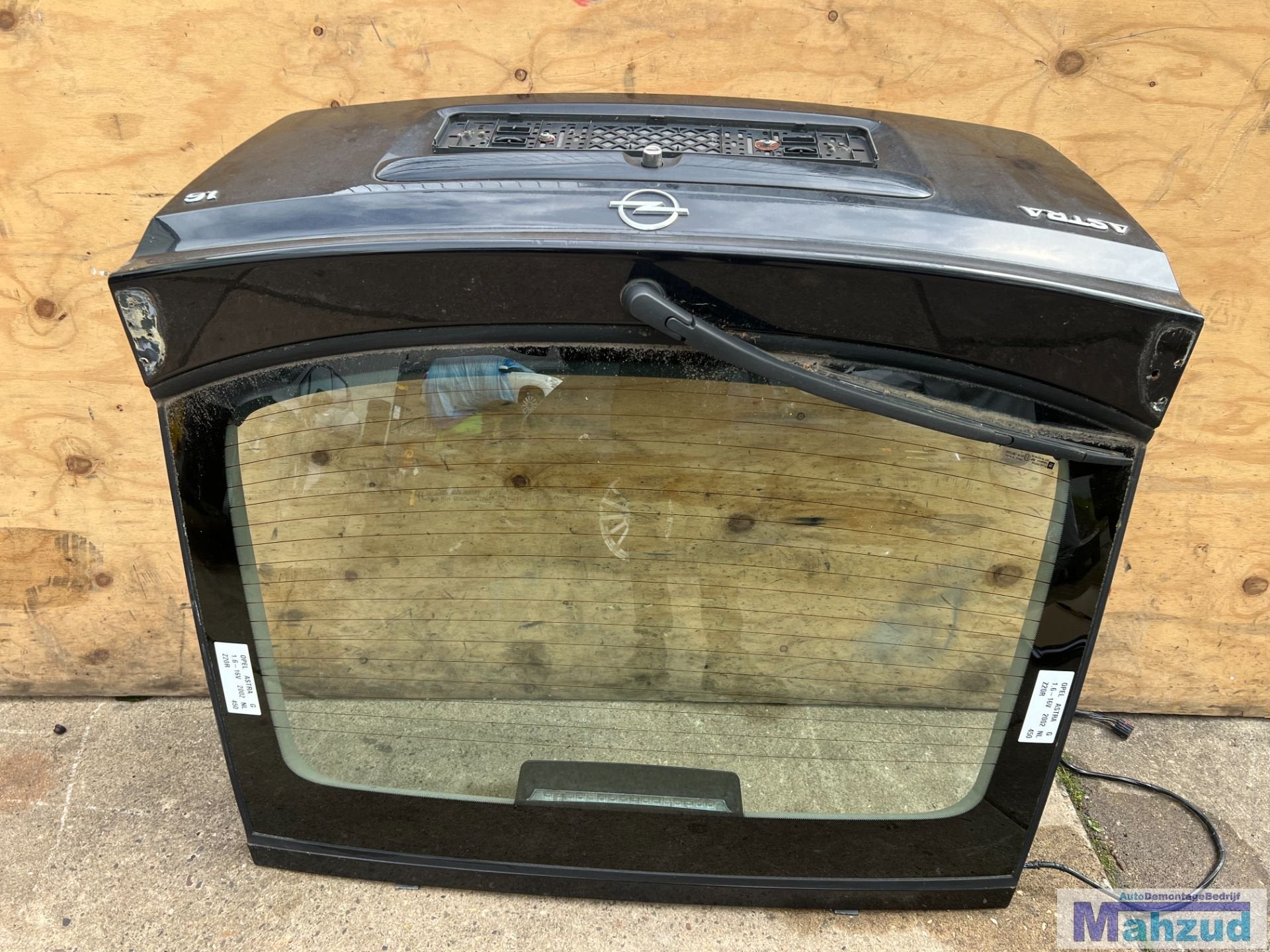 OPEL ASTRA G zwart Z20R achterklep 3deurs 1998-2004, Gebruikt, Deur, Opel Automobile GmbH, Kontakt@opel-infoservice.de