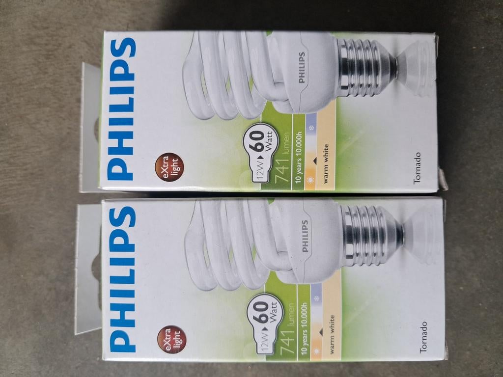 2 spaarlampen spiraal, Ophalen