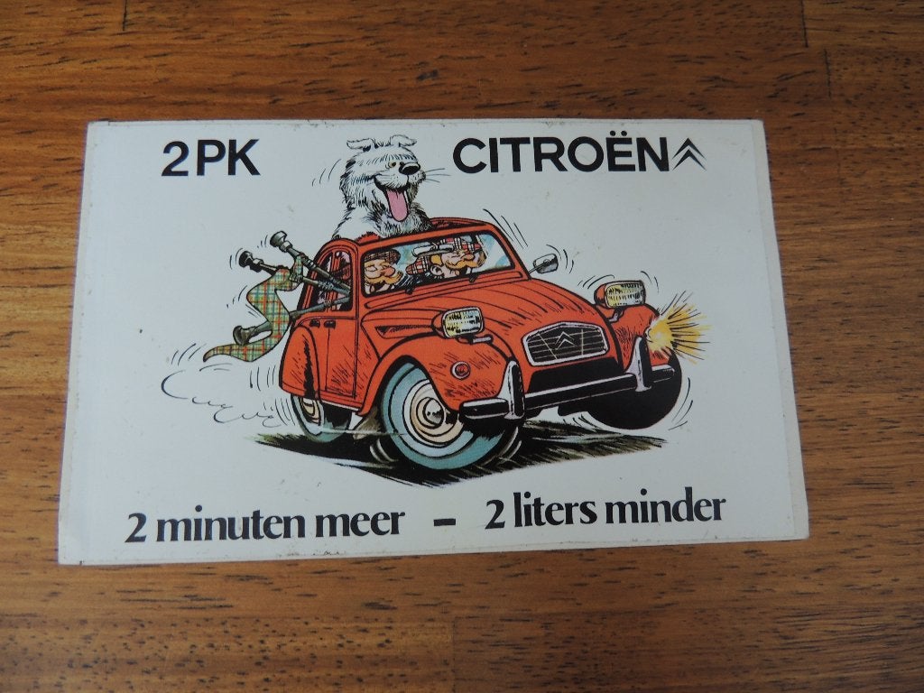 Citroen 2 PK Sticker, Collections, Envoi, Comme neuf, Voiture ou Moto