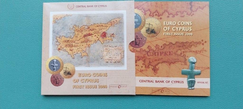 set Euro de Chypre 2008 - "First Issue", Enlèvement ou Envoi, Chypre, Autres valeurs, Série