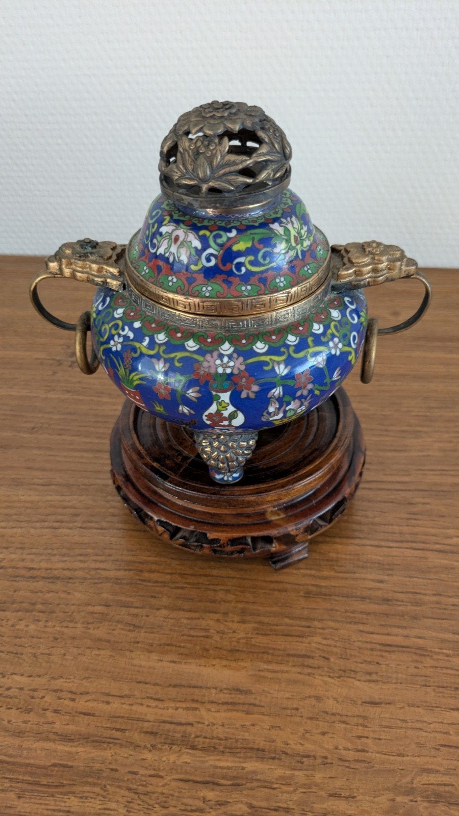chinese cloisonne wierookbrander, Antiek en Kunst, Ophalen of Verzenden