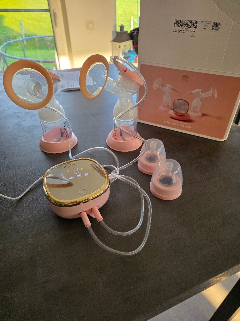 Tire-lait electrique, Enlèvement, Comme neuf, Avec biberons, Tire-lait