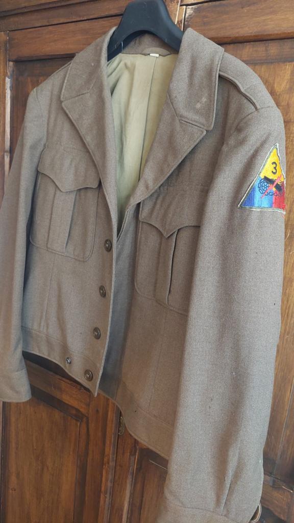 Gilet d'uniforme original de la 3e division blindée 1944, Collections, Enlèvement ou Envoi, Armée de terre