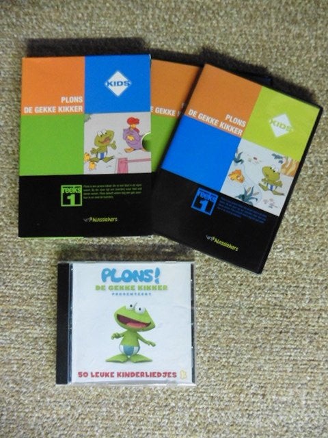 Plons de Gekke Kikker (2 dvd Box) TV Serie + bonus cd, Cd's en Dvd's, Dvd's | Tekenfilms en Animatie, Gebruikt, Europees, Serie
