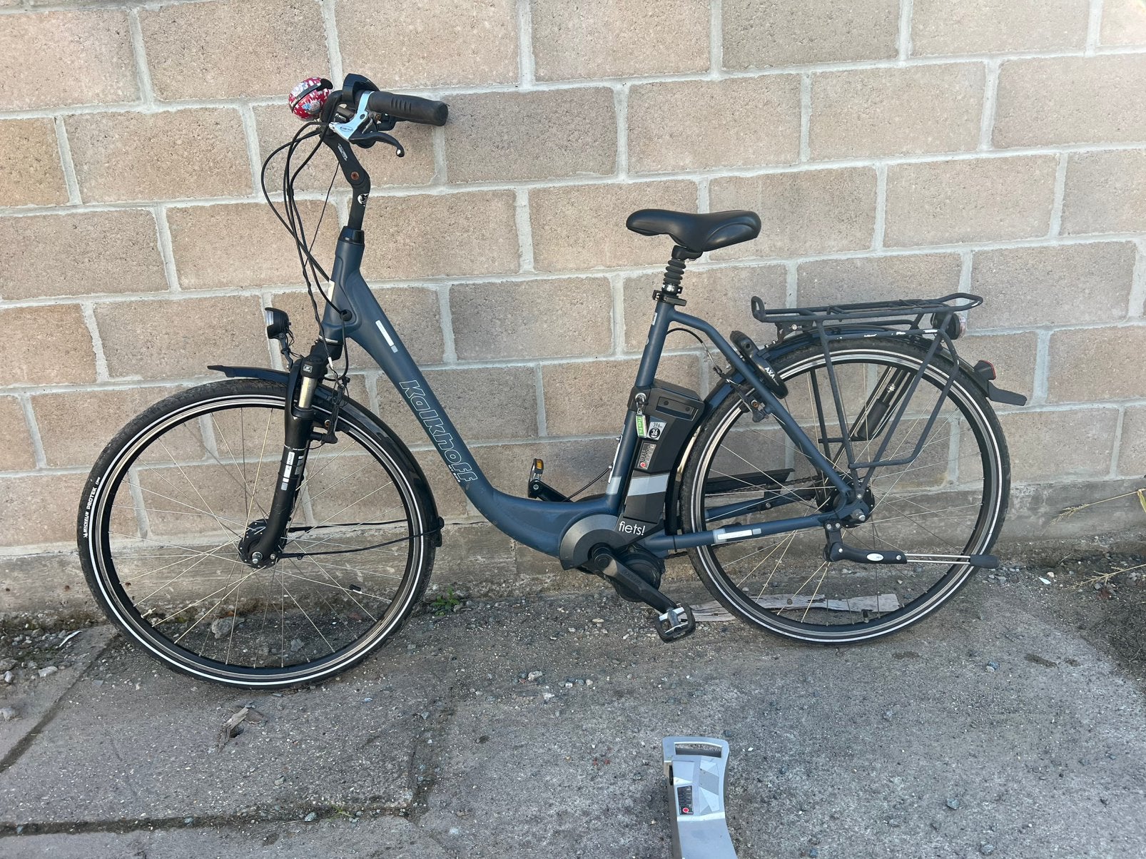 Elektrische fiets kalkhof met middenmotor “2 baterijen”, Ophalen, Zo goed als nieuw