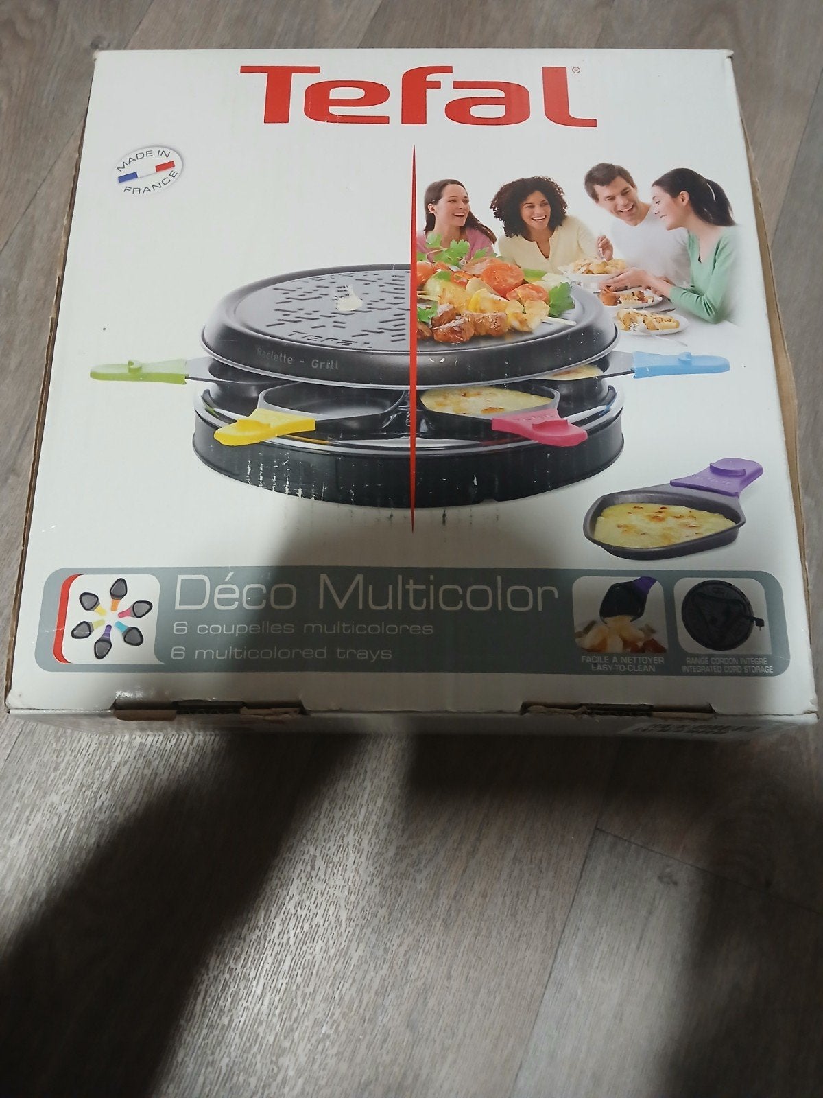 Tefal Deco Multicolor, Elektronische apparatuur, Ophalen of Verzenden, Nieuw, 4 t/m 7 personen