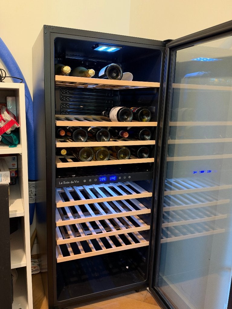 Armoire à vin Girbal GSDV 102 Duo — 2 zones, Classe énergétique A ou plus économe, 120 à 140 cm, Enlèvement, 45 à 60 cm