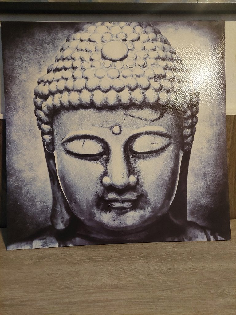 Foto Buddha op canvas, Ophalen, Nieuw, 50 tot 75 cm, Print