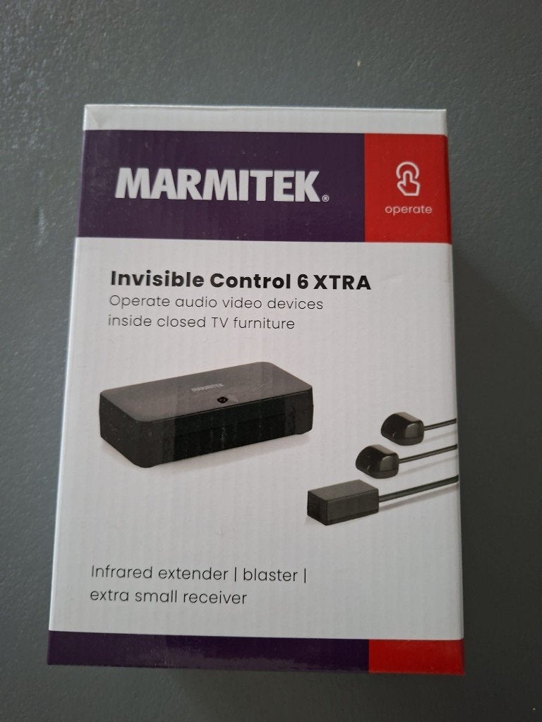 Marmitek Invisible Control 6 XTRA – infrarood verlenger, Ophalen of Verzenden, Zo goed als nieuw